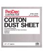 ProDec Cotton Twill Dust Sheet