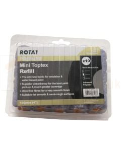 Mini Toptex Roller Refills 4" 10 Pack