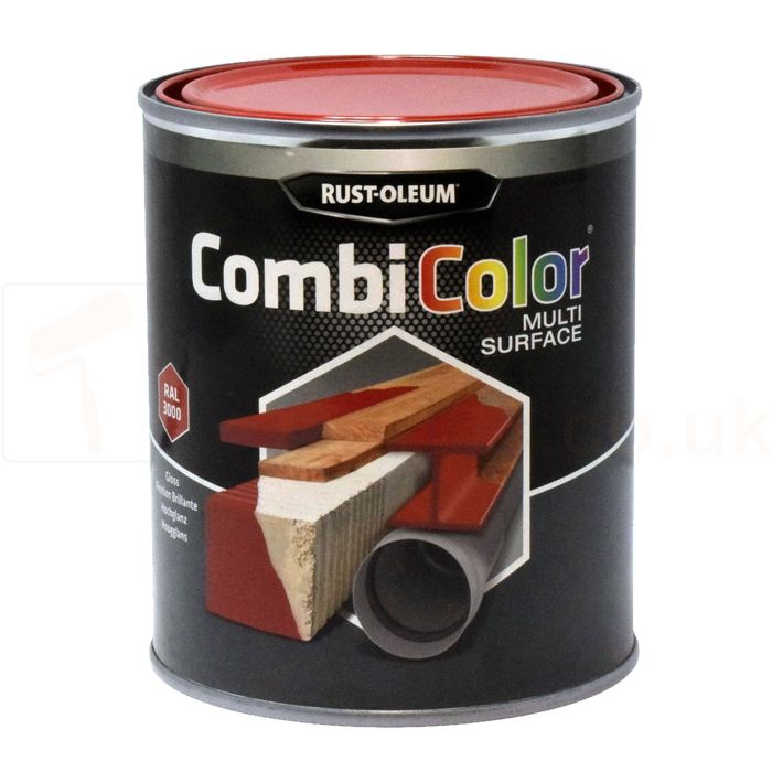 Combi Colour Satin Gloss Red 2.5ltr