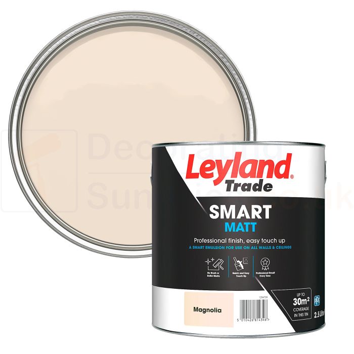 Leyland Trade Smart Matt Magnolia 2.5 Ltr
