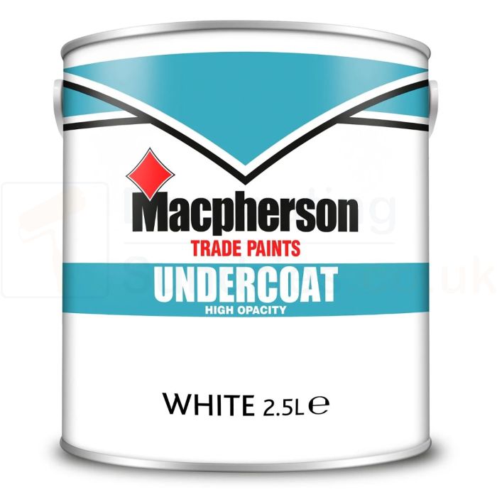 Macpherson Undercoat High Opacity White 2.5 Ltr