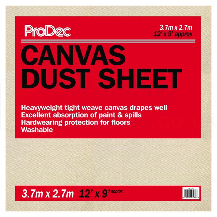 ProDec Canvas Dust Sheet