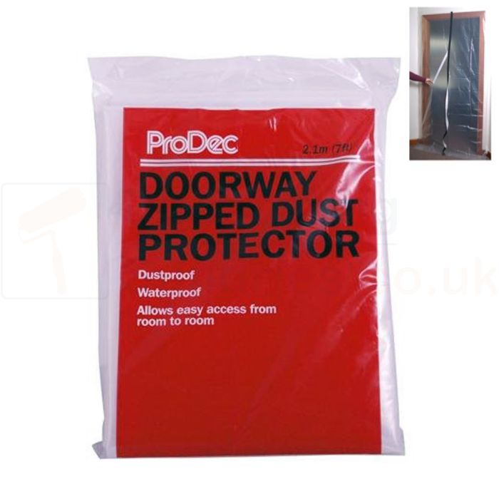 ProDec Doorway Zipped Dust Protector