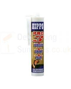 Hippo Pro 3 High Tack Adhesive Sealant Grey